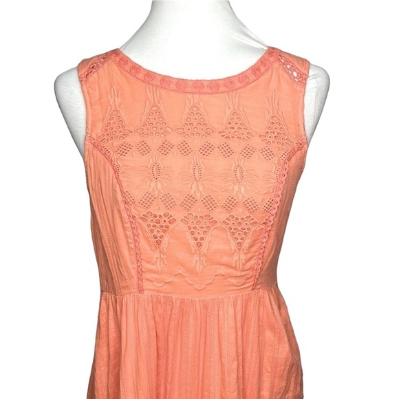 Sundance Relish The Day Melon Embroidered Dress - Picture 3 of 6